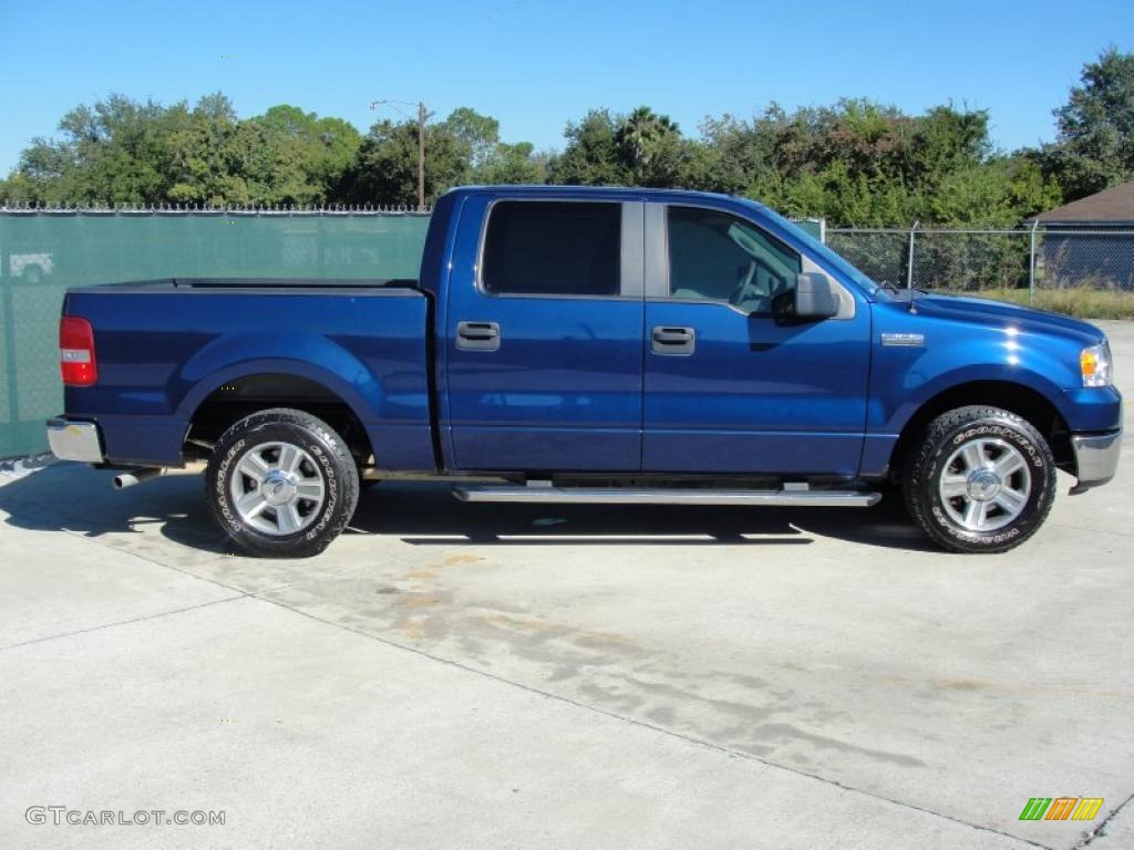 Dark Blue Pearl Metallic 2007 Ford F150 XLT SuperCrew Exterior Photo #39277131