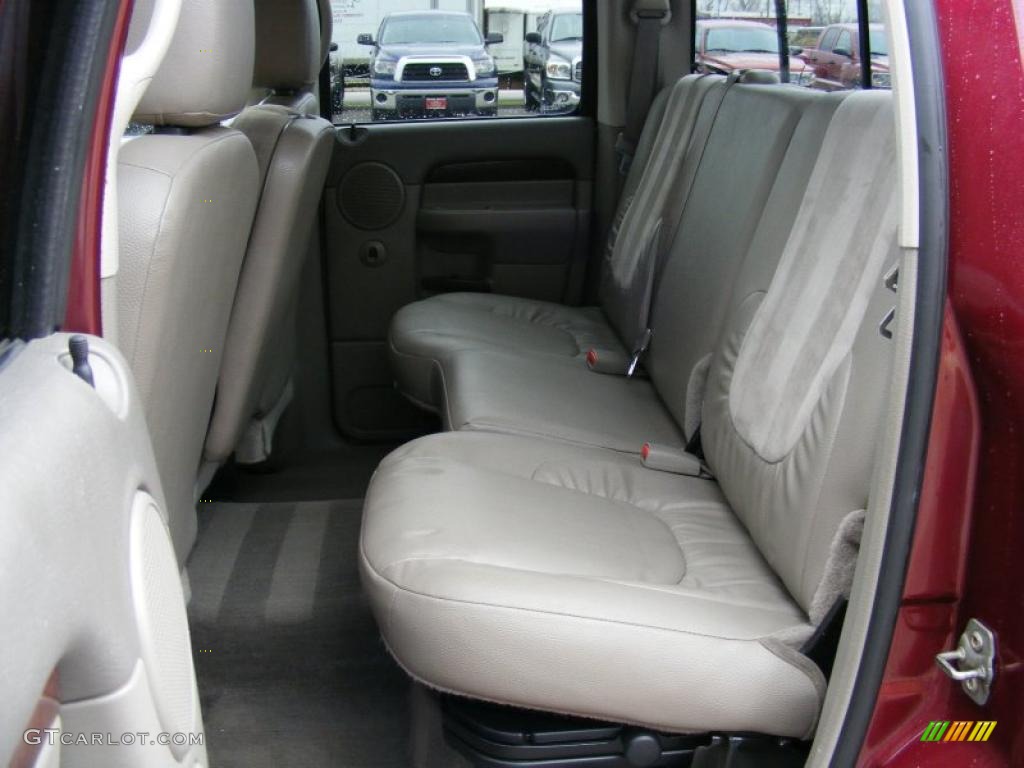 Taupe Interior 2003 Dodge Ram 2500 Laramie Quad Cab 4x4 Photo #39277411