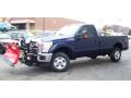 Dark Blue Pearl Metallic 2011 Ford F250 Super Duty XLT Regular Cab 4x4