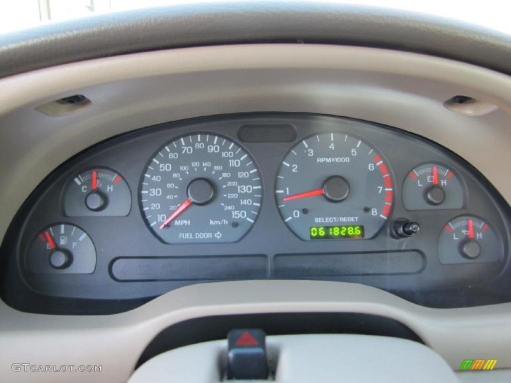2003 Ford Mustang GT Coupe Gauges Photo #39277843