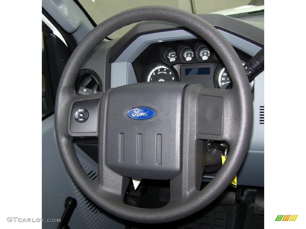 2011 Ford F350 Super Duty XL Regular Cab 4x4 Steel Steering Wheel Photo #39278059