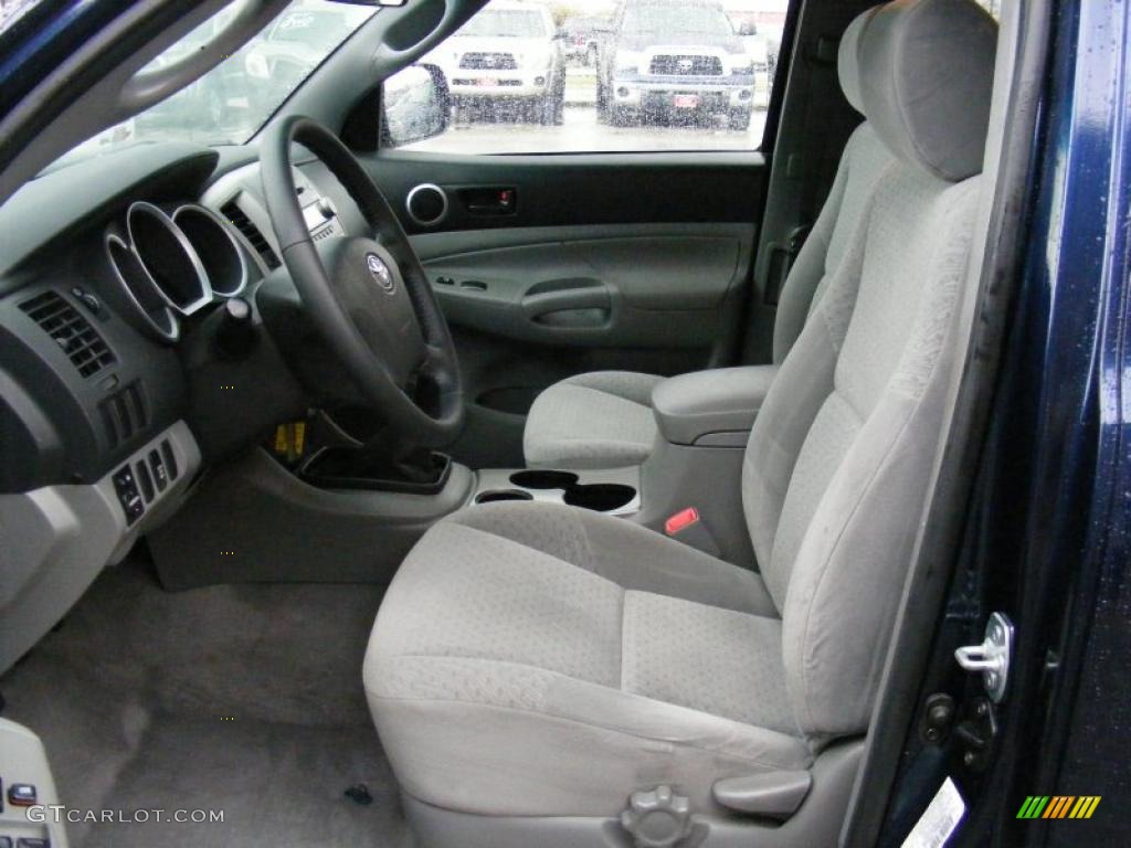 Graphite Gray Interior 2007 Toyota Tacoma Access Cab 4x4 Photo #39278887