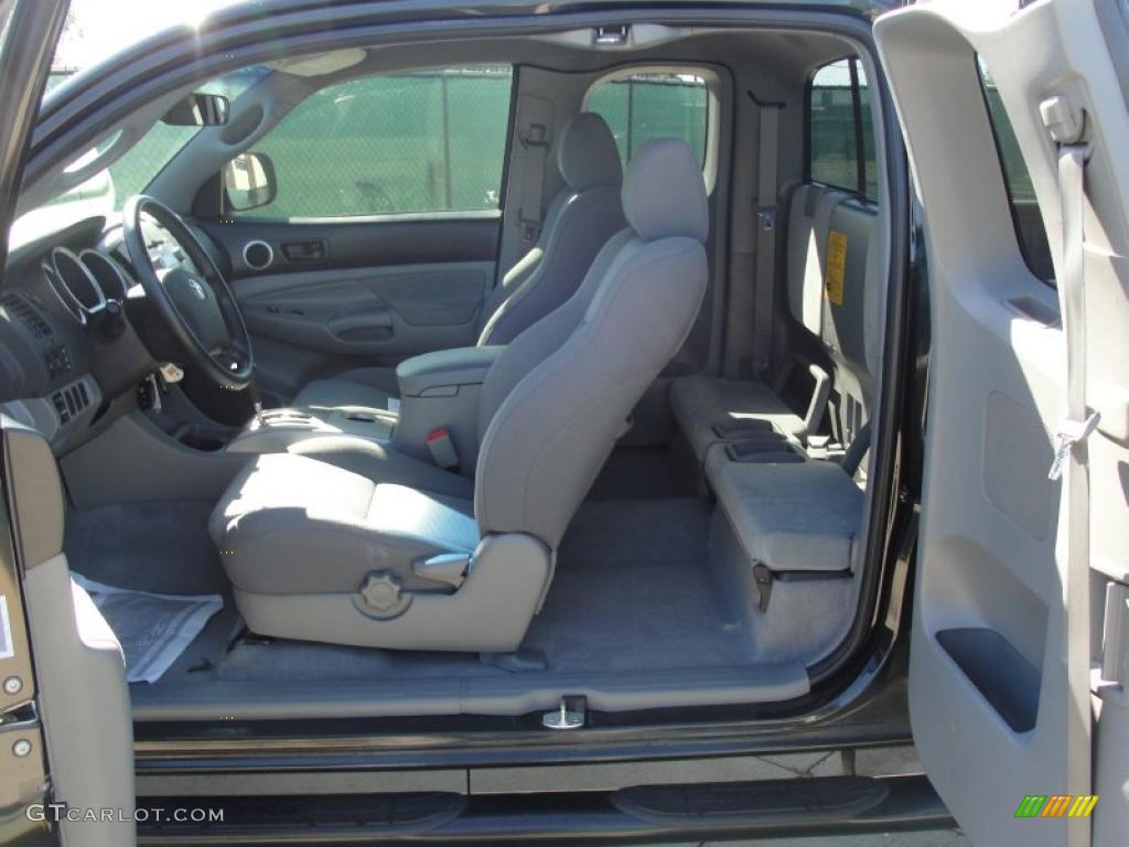 Graphite Gray Interior 2007 Toyota Tacoma V6 Prerunner Trd