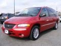 Inferno Red Pearlcoat 2000 Chrysler Town & Country Limited Exterior