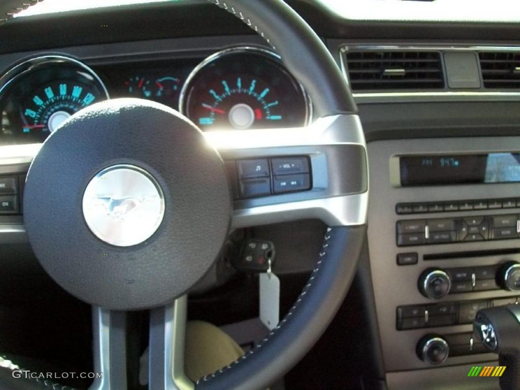 2011 Mustang V6 Convertible - Ebony Black / Stone photo #3