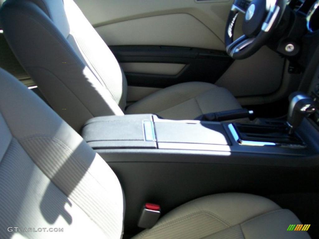 2011 Mustang V6 Convertible - Ebony Black / Stone photo #6