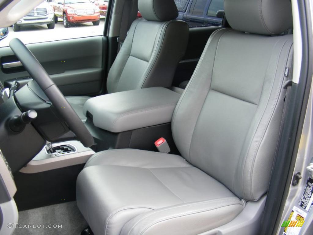 Graphite Interior 2010 Toyota Sequoia Limited 4WD Photo #39280259