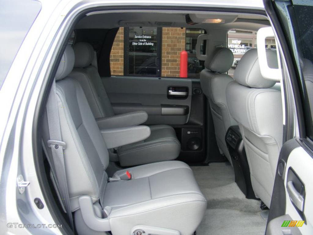 Graphite Interior 2010 Toyota Sequoia Limited 4WD Photo #39280339