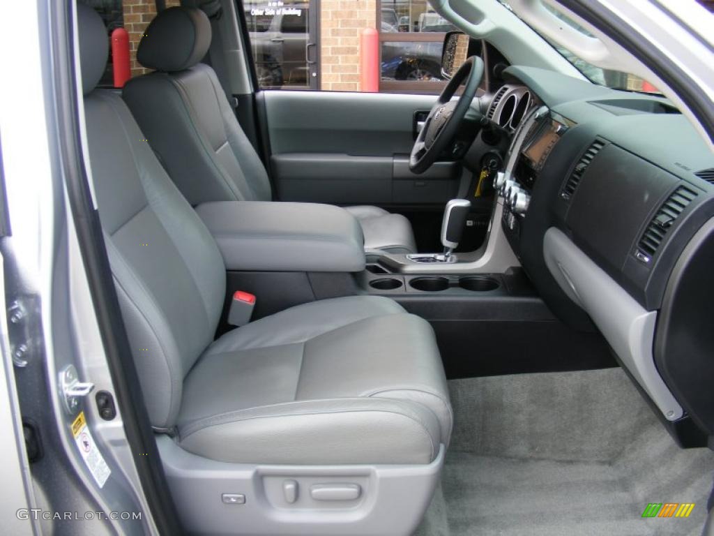 Graphite Interior 2010 Toyota Sequoia Limited 4WD Photo #39280363