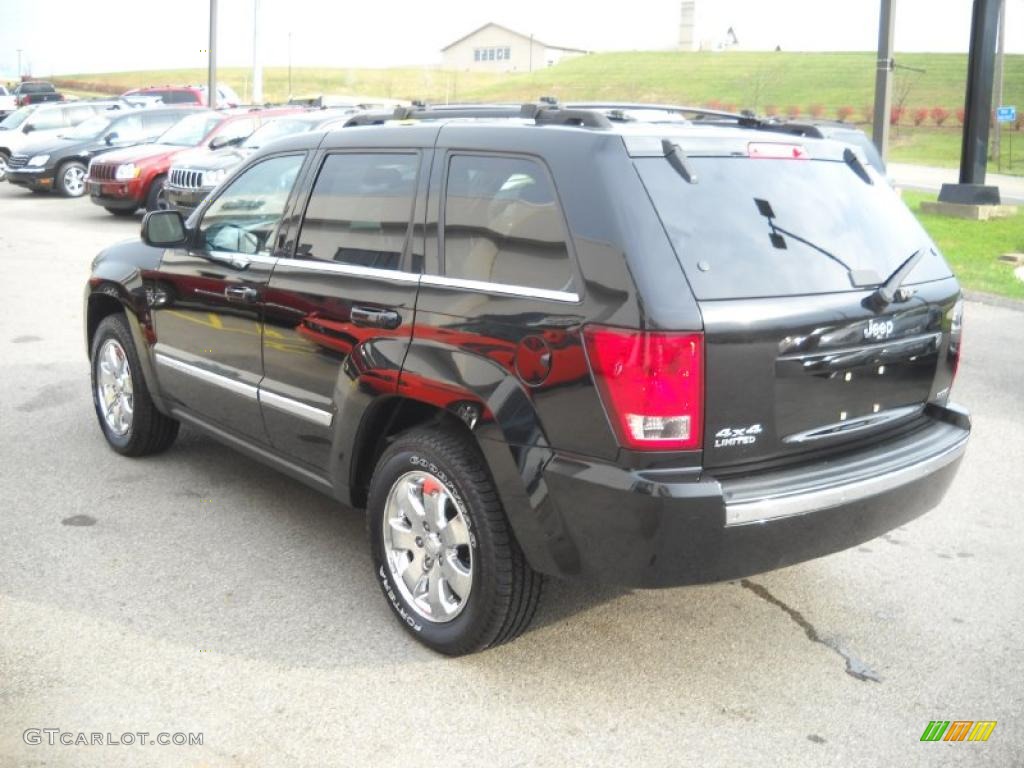 Black 2008 Jeep Grand Cherokee Limited 4x4 Exterior Photo #39281207