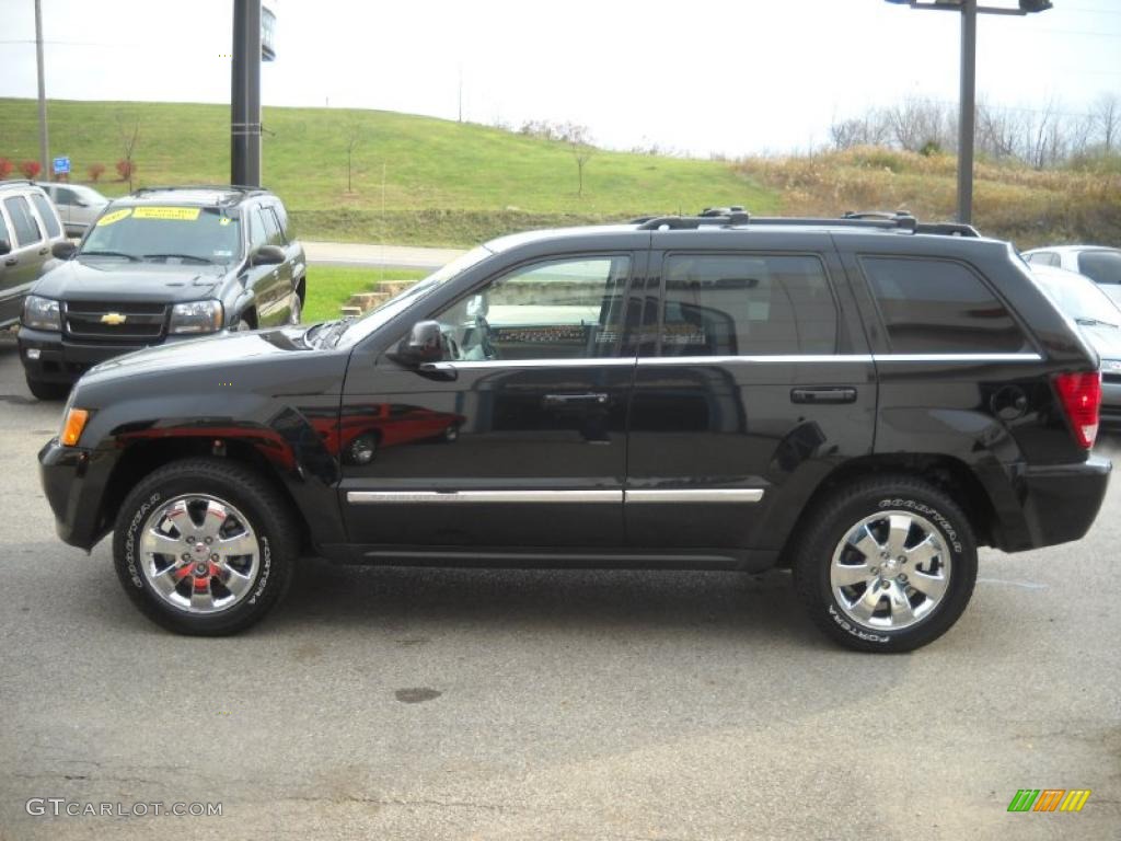 Black 2008 Jeep Grand Cherokee Limited 4x4 Exterior Photo #39281223