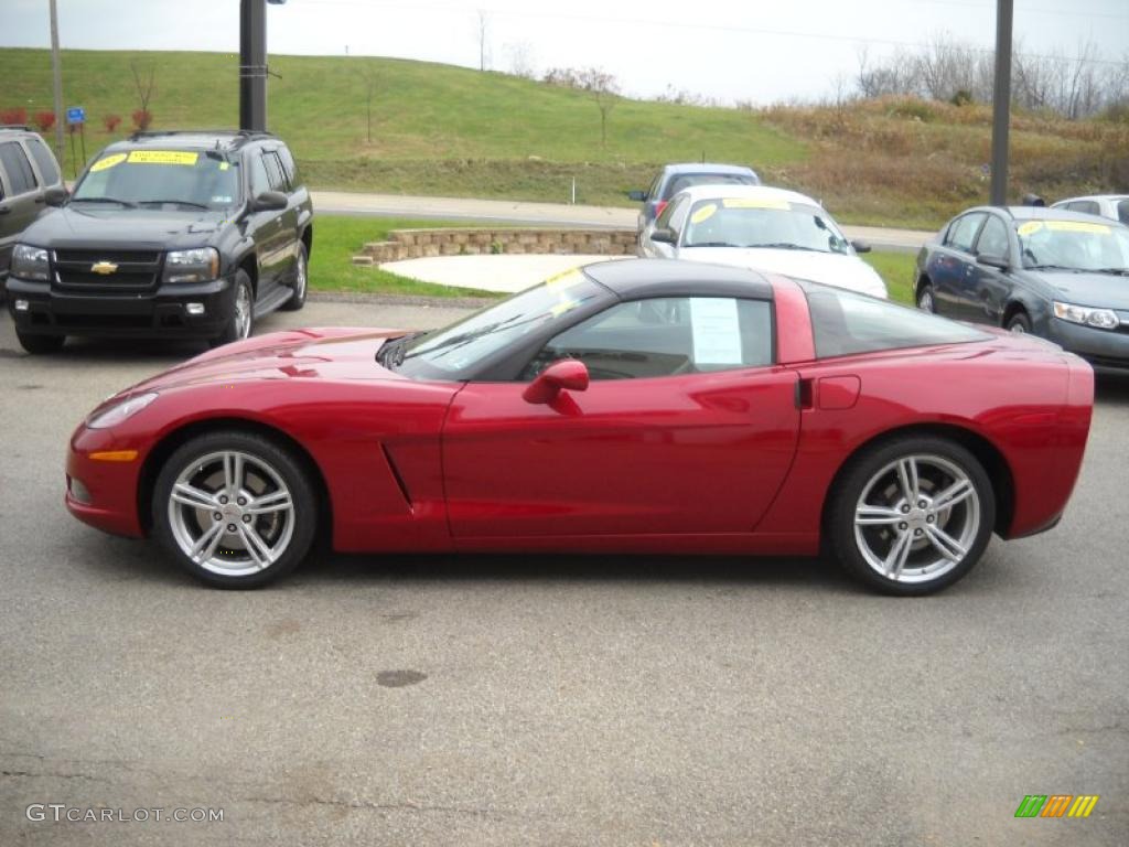 Crystal Red Metallic 2010 Chevrolet Corvette Coupe Exterior Photo #39281627