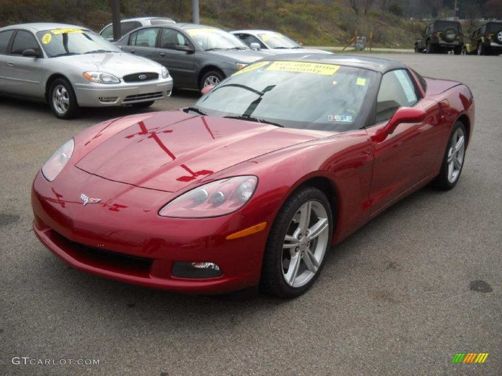 Crystal Red Metallic 2010 Chevrolet Corvette Coupe Exterior Photo #39281747