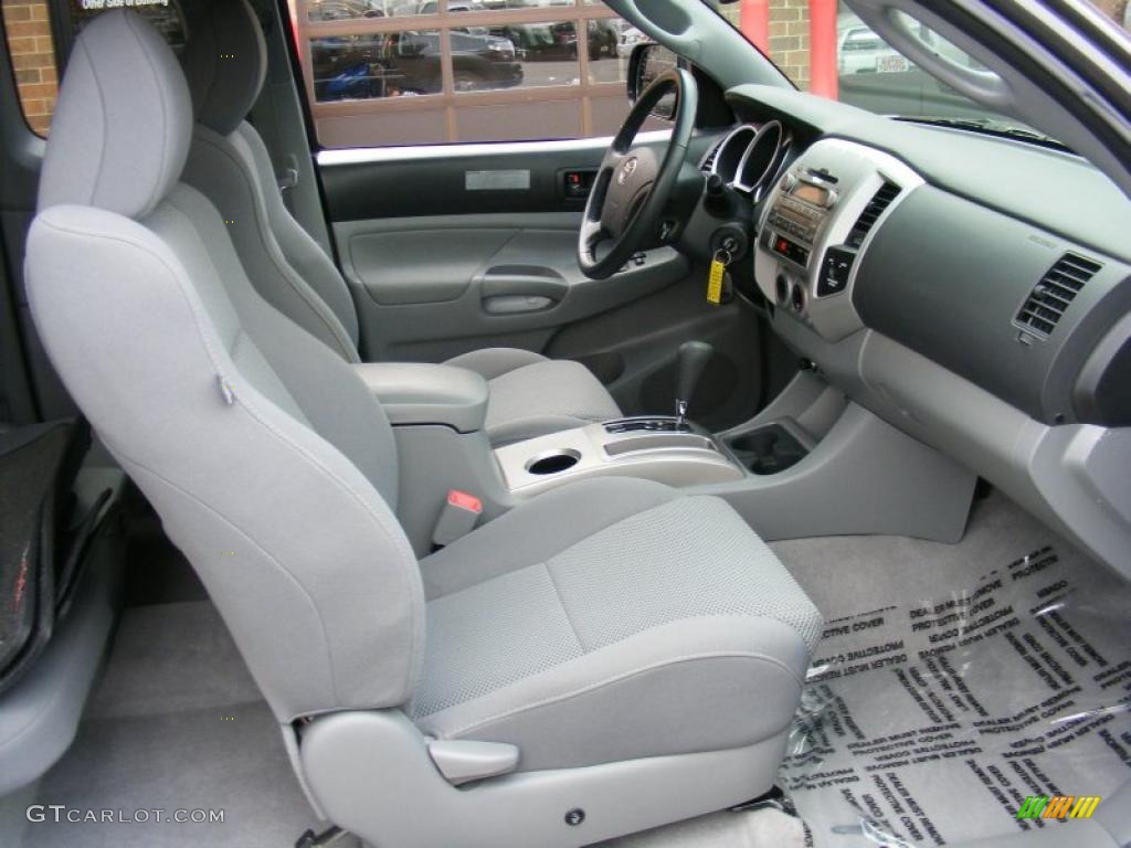 Graphite Interior 2010 Toyota Tacoma V6 SR5 Access Cab 4x4 Photo #39281871