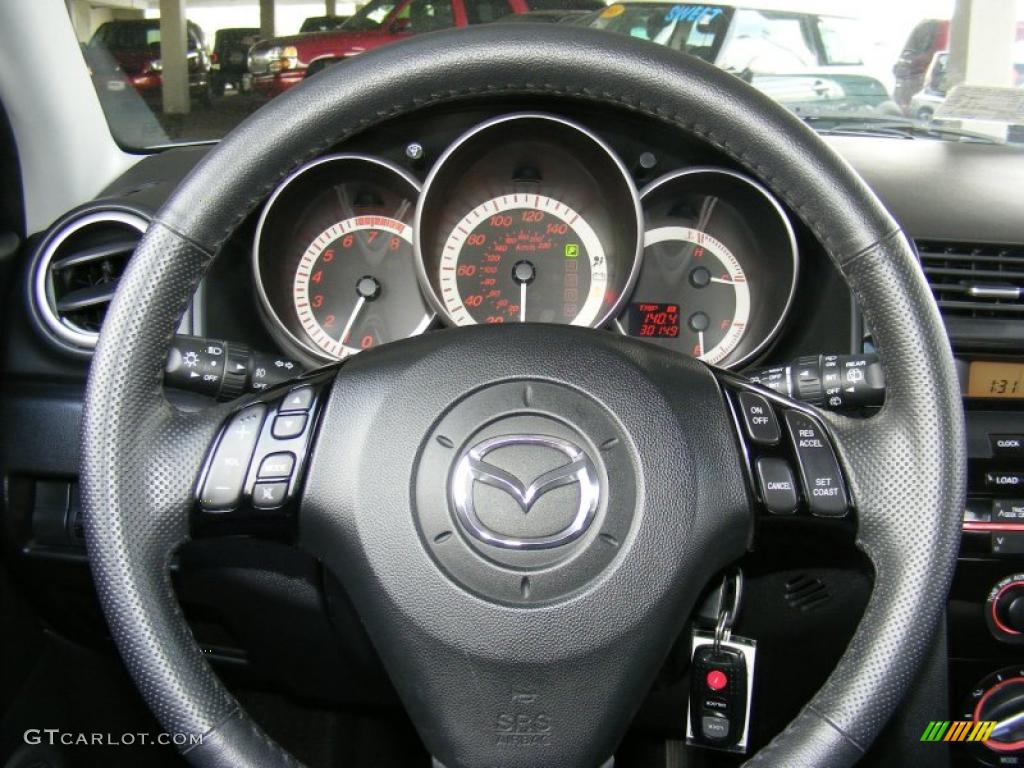 2009 Mazda MAZDA3 s Sport Hatchback Steering Wheel Photos