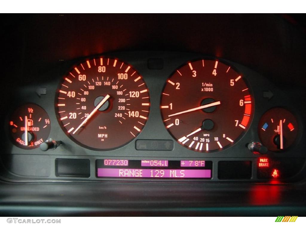 2002 BMW 5 Series 540i Sedan Gauges Photo #39282447