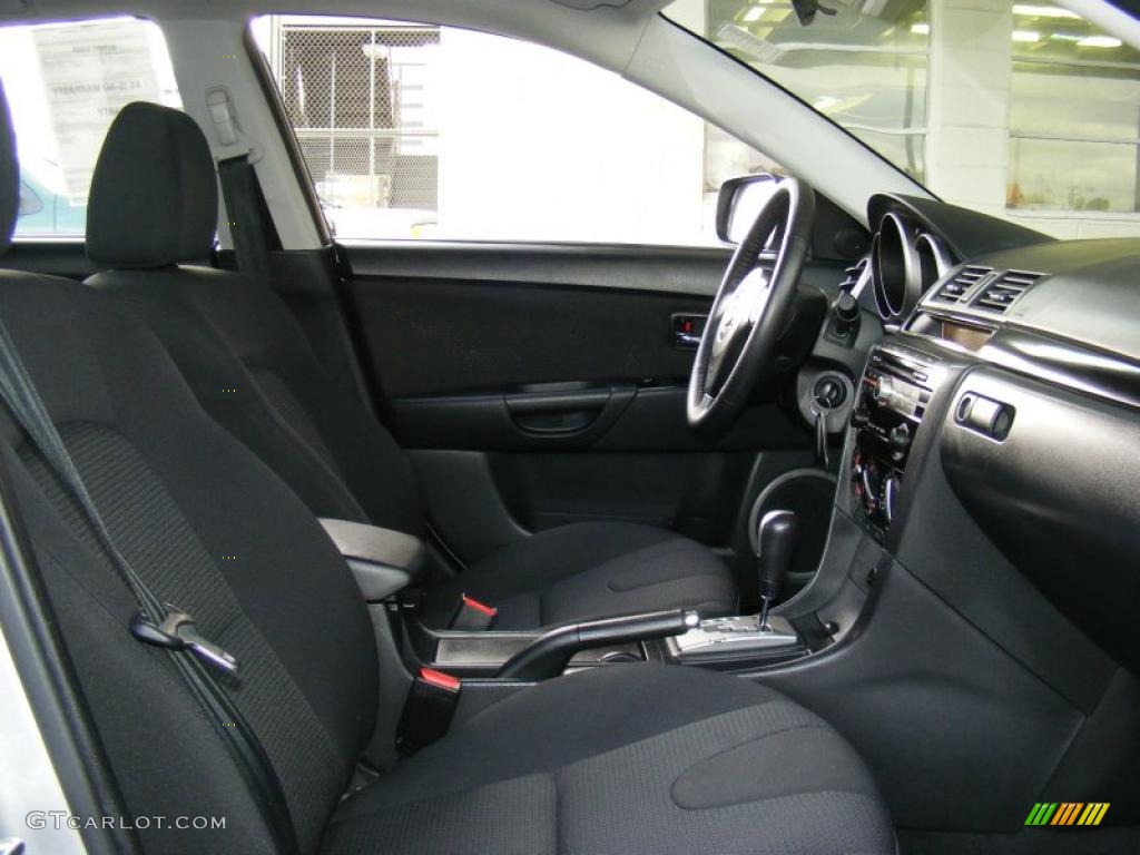 Black Interior 2009 Mazda MAZDA3 s Sport Hatchback Photo #39282487