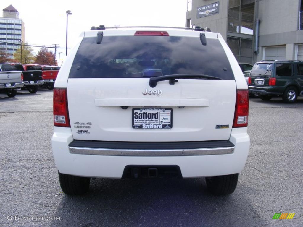 2007 Grand Cherokee Limited 4x4 - Stone White / Khaki photo #6