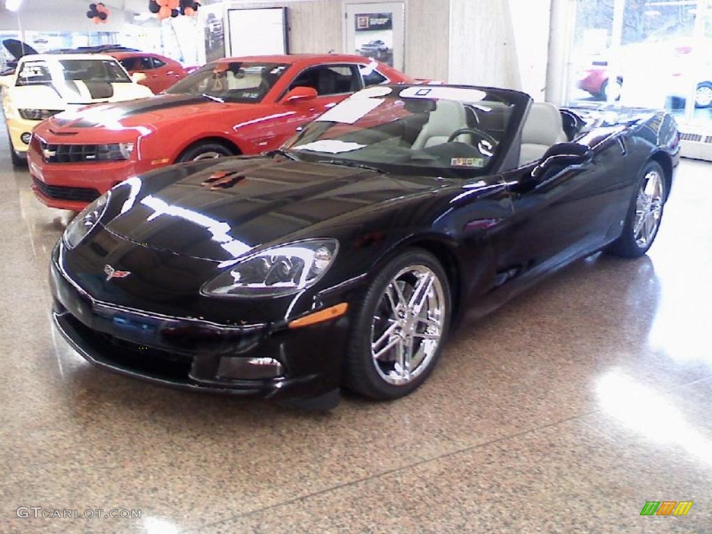 Black 2008 Chevrolet Corvette Convertible Exterior Photo #39282879