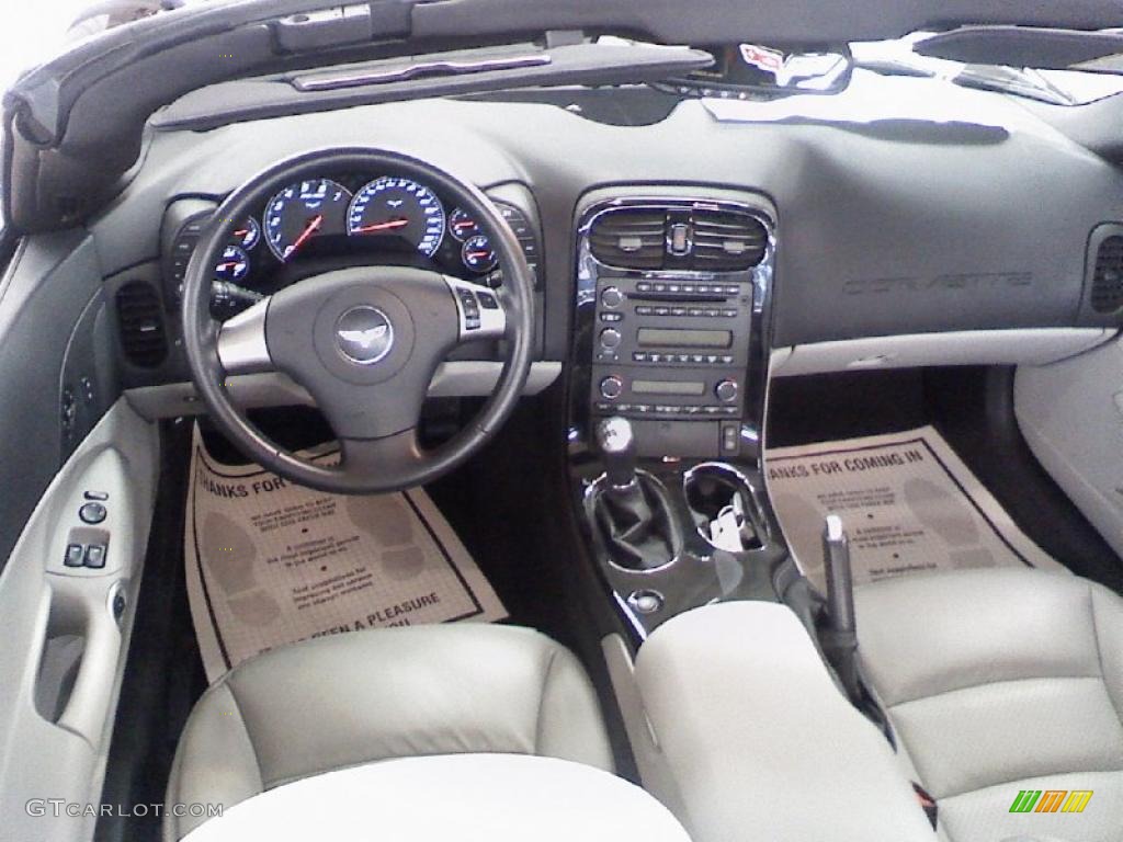 2008 Chevrolet Corvette Convertible Titanium Dashboard Photo #39282989