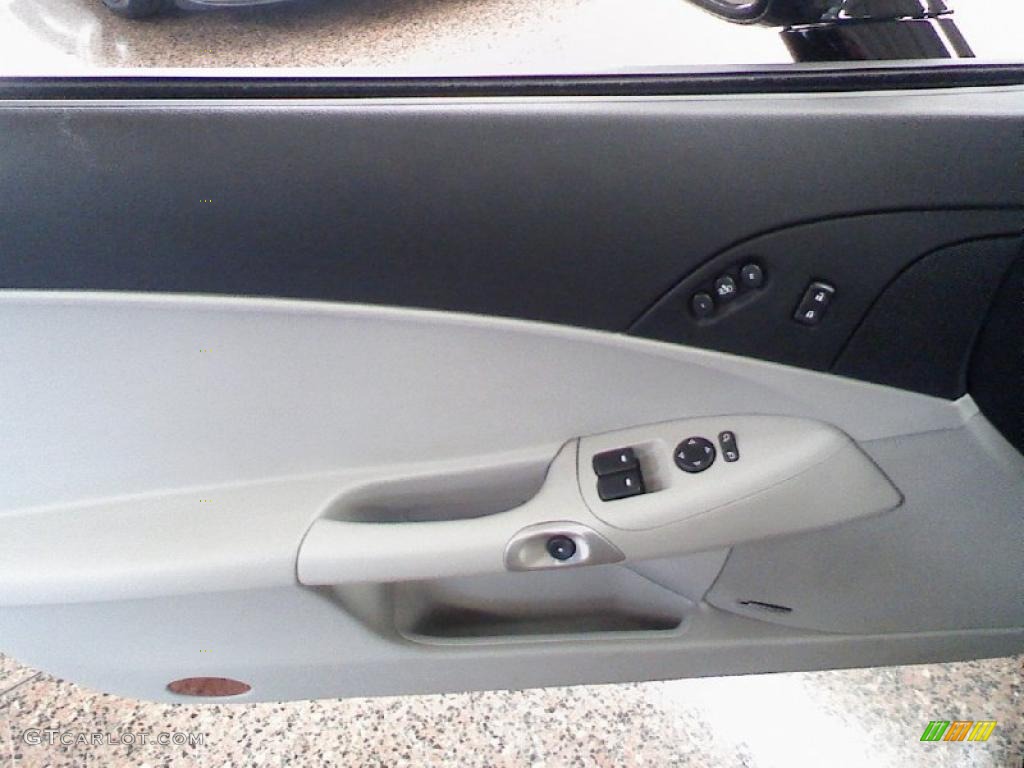 2008 Chevrolet Corvette Convertible Titanium Door Panel Photo #39283023