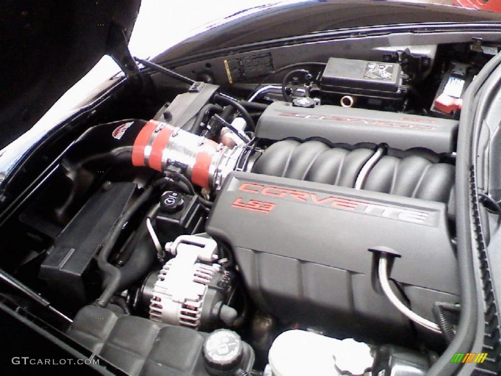2008 Chevrolet Corvette Convertible 6.2 Liter OHV 16-Valve LS3 V8 Engine Photo #39283087