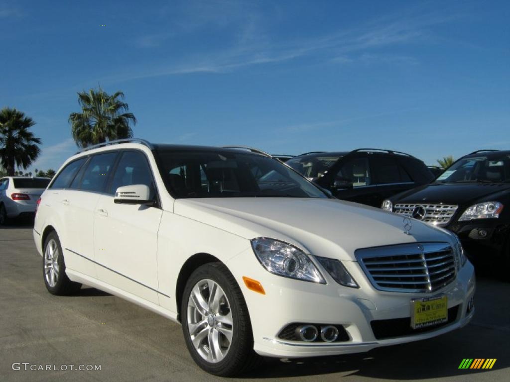 Arctic White 2011 Mercedes-Benz E 350 4Matic Wagon Exterior Photo #39283959