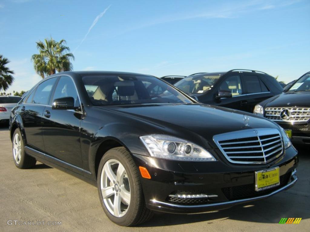 Black 2011 Mercedes-Benz S 550 Sedan Exterior Photo #39284047