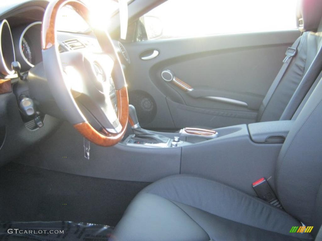 Black Interior 2011 Mercedes-Benz SLK 350 Roadster Photo #39284359