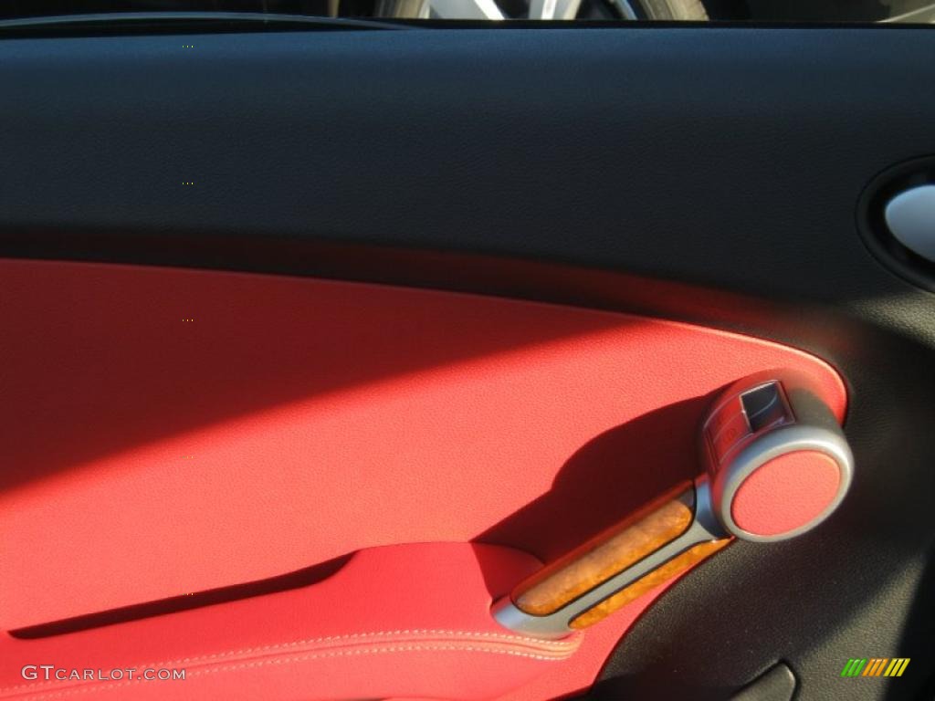 2011 SLK 300 Roadster - Arctic White / Red photo #3