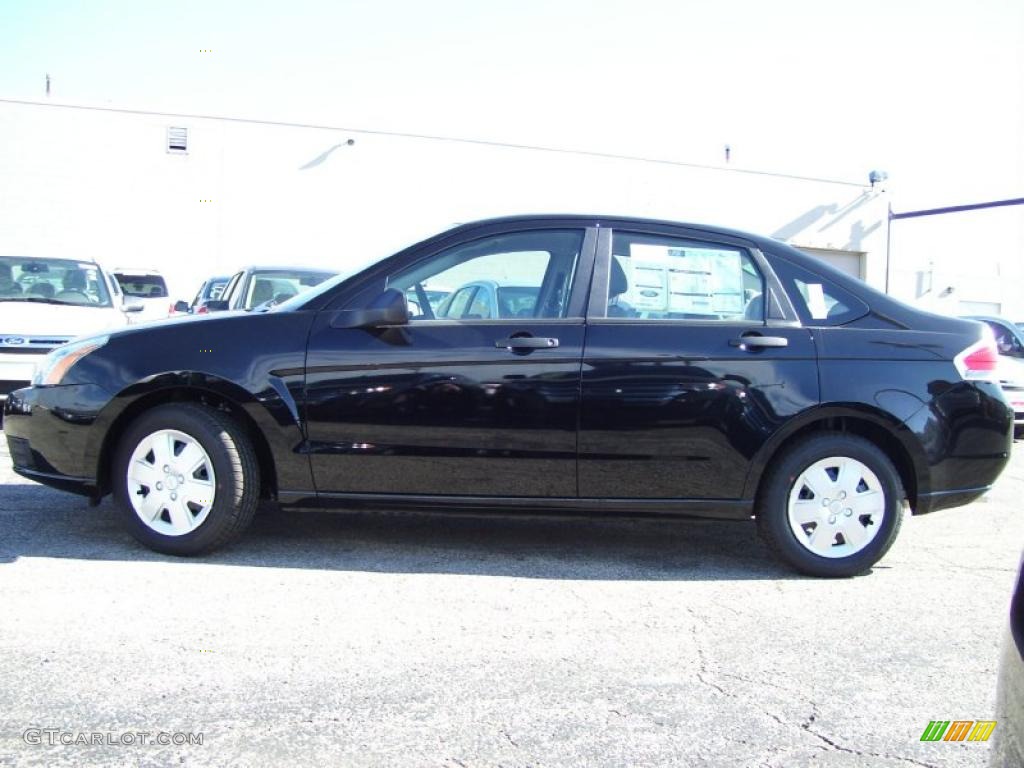 Ebony Black 2011 Ford Focus S Sedan Exterior Photo #39285851