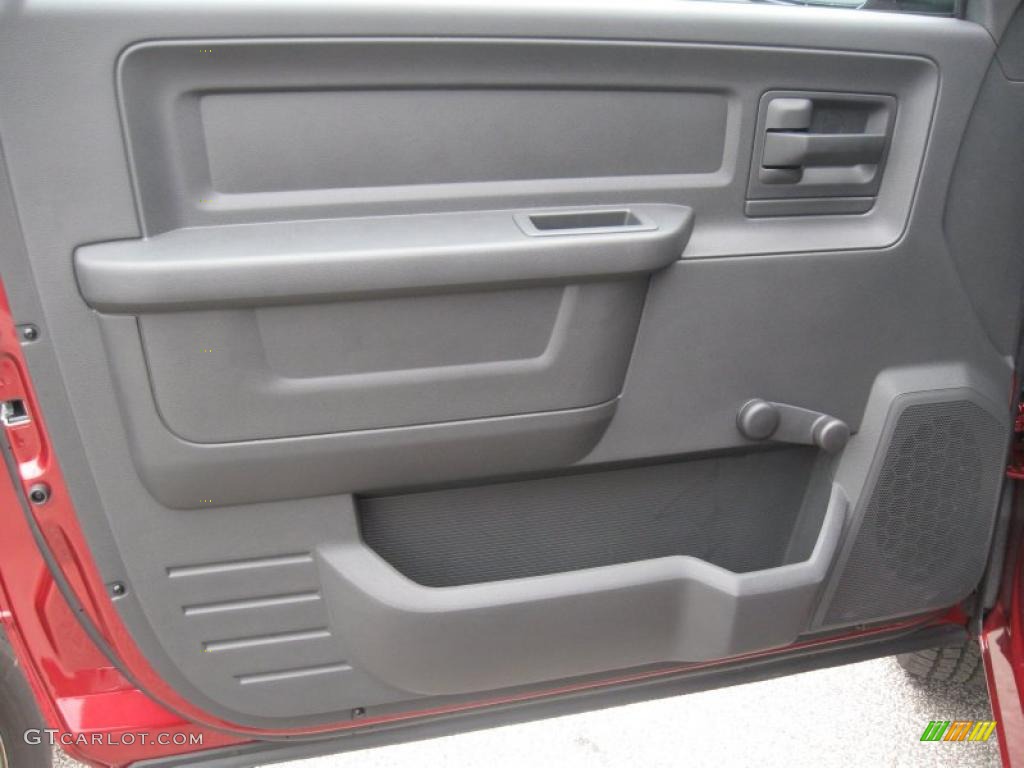 2011 Dodge Ram 1500 ST Regular Cab 4x4 Dark Slate Gray/Medium Graystone Door Panel Photo #39286091