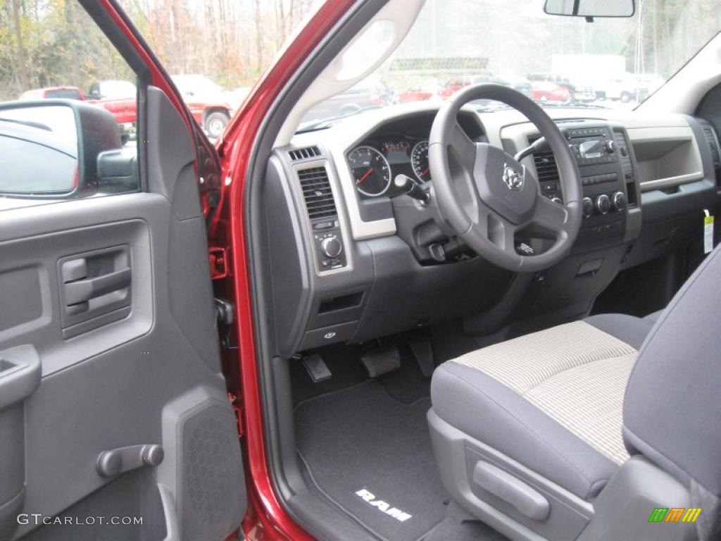 Dark Slate Gray/Medium Graystone Interior 2011 Dodge Ram 1500 ST Regular Cab 4x4 Photo #39286107