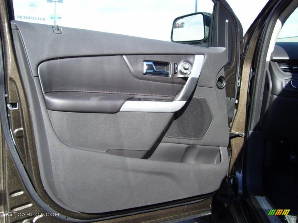 2011 Ford Edge Limited AWD Charcoal Black Door Panel Photo #39286407