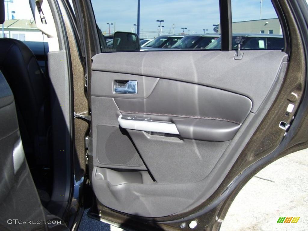 2011 Ford Edge Limited AWD Charcoal Black Door Panel Photo #39286455