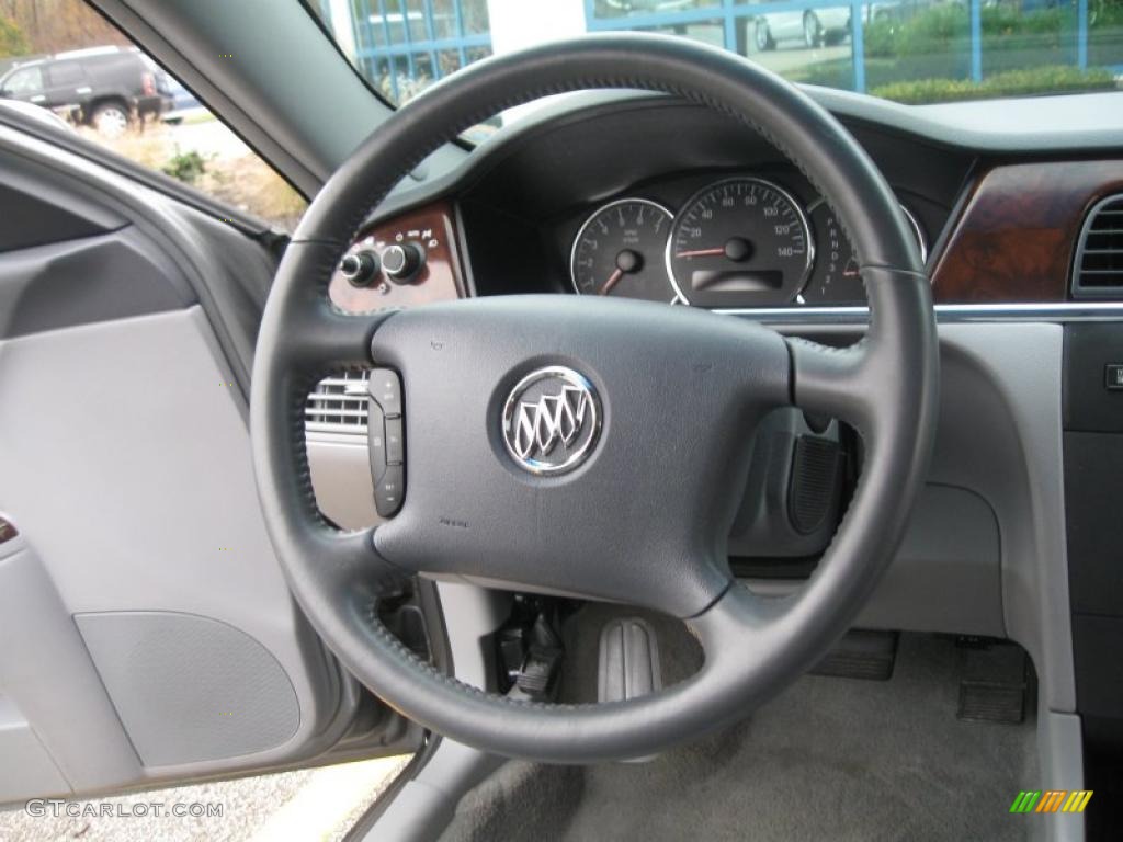 2007 Buick LaCrosse CXL Gray Steering Wheel Photo #39286691