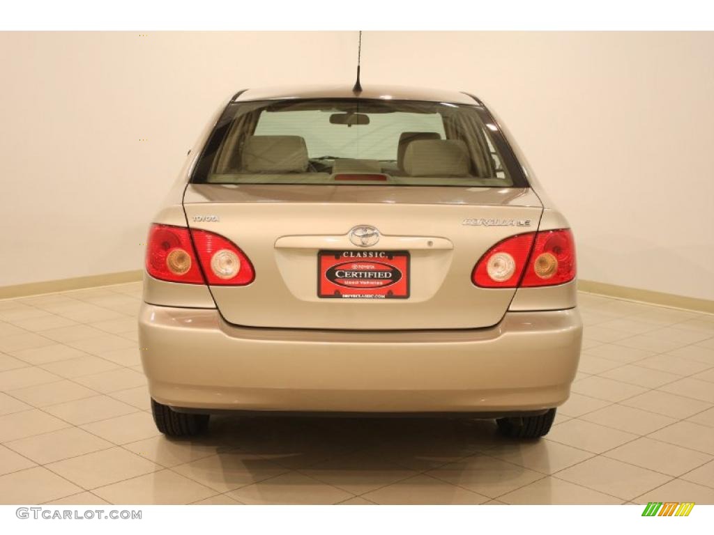 2006 Corolla LE - Desert Sand Mica / Beige photo #6