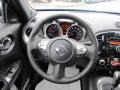 Black/Silver Trim 2011 Nissan Juke SV Steering Wheel