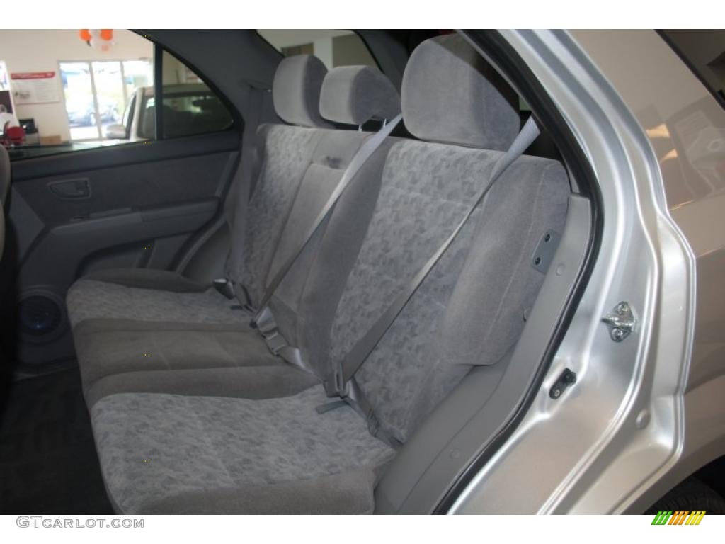 Gray Interior 2008 Kia Sorento LX Photo #39288683