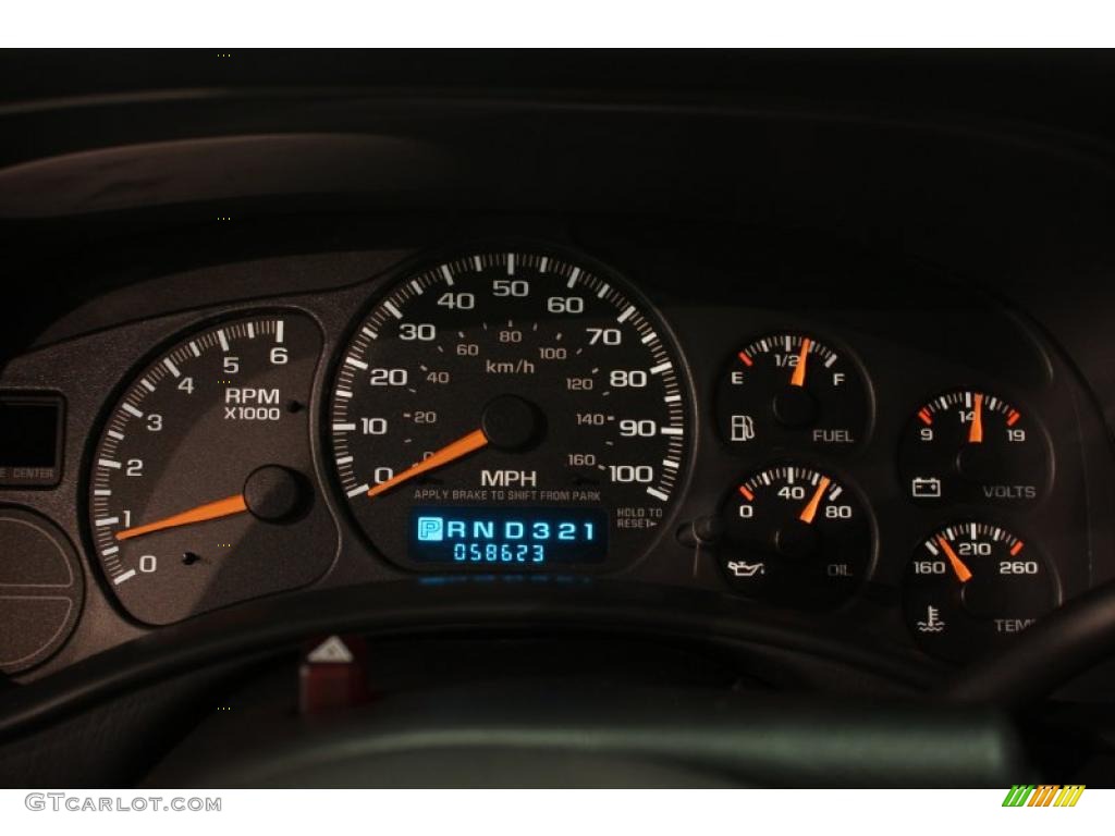 2002 Chevrolet Silverado 1500 Extended Cab Gauges Photo #39289039