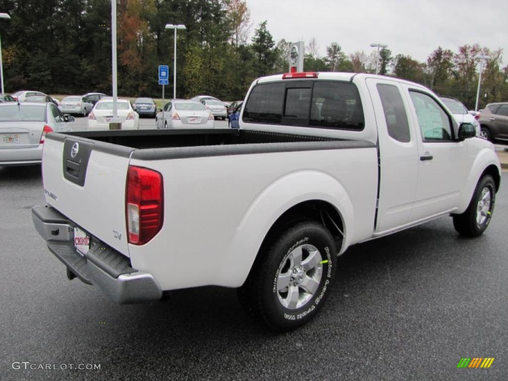 Avalanche White 2011 Nissan Frontier SV V6 King Cab Exterior Photo #39289219