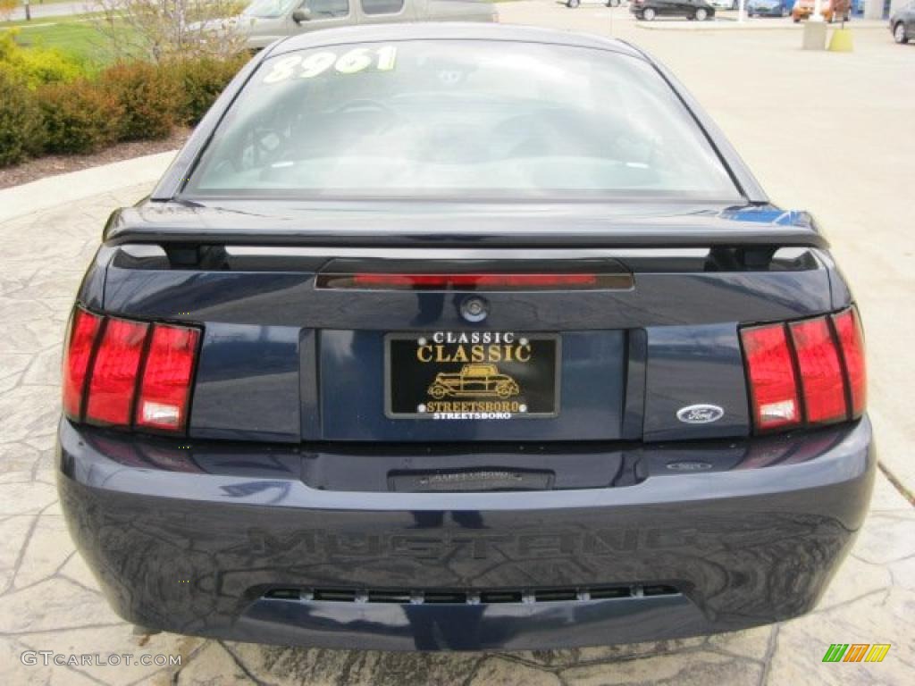 2003 Mustang V6 Coupe - True Blue Metallic / Dark Charcoal/Medium Graphite photo #8