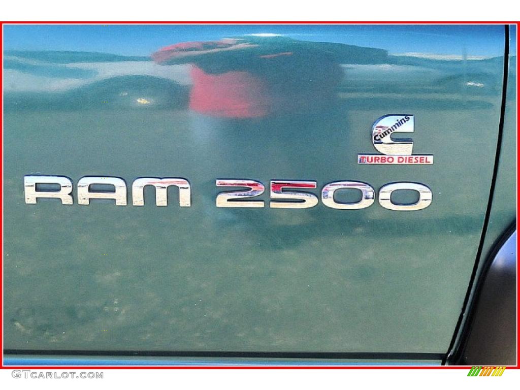 2003 Ram 2500 SLT Quad Cab 4x4 - Timberline Green Pearl / Taupe photo #10