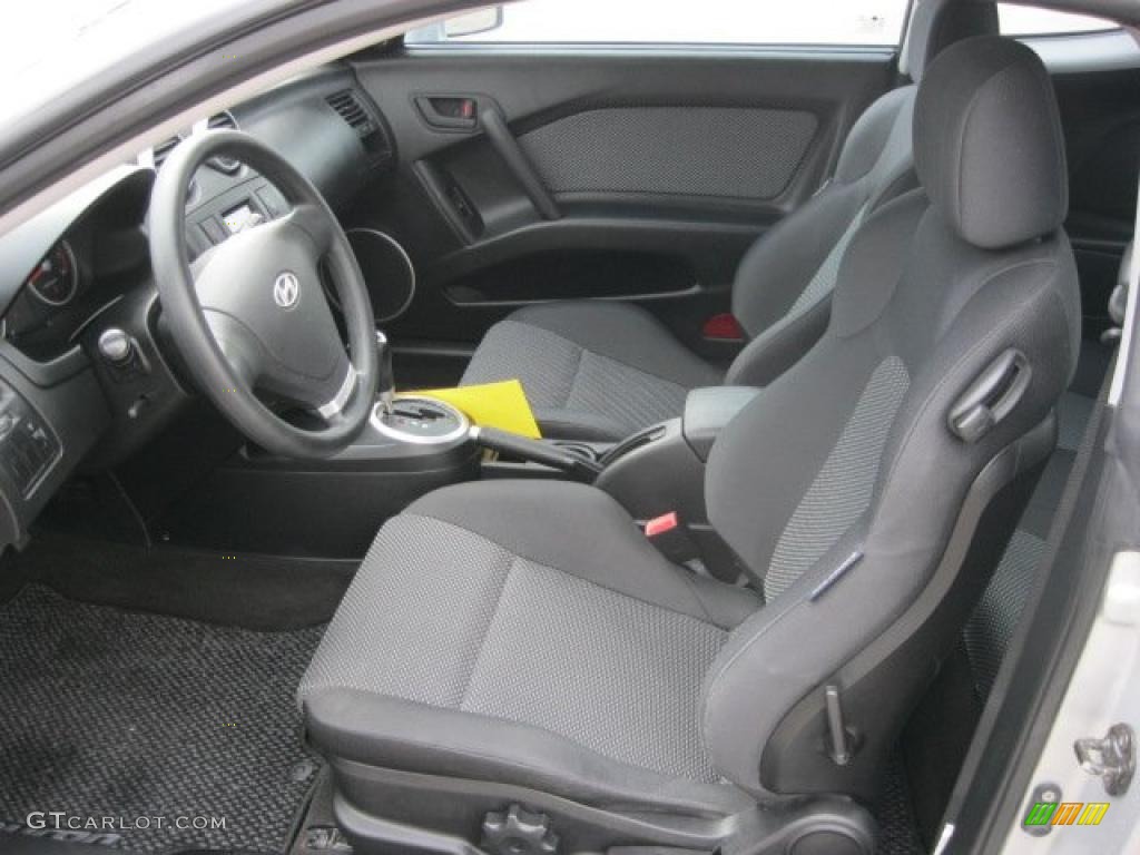 Black Interior 2006 Hyundai Tiburon GS Photo #39289947