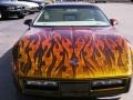 1988 Burgundy/Maroon/Multi-Color Flames Chevrolet Corvette Coupe  photo #3