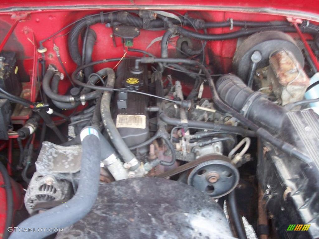 1995 Jeep Wrangler S 4x4 2.5 Liter OHV 8-Valve 4 Cylinder Engine Photo #39290799