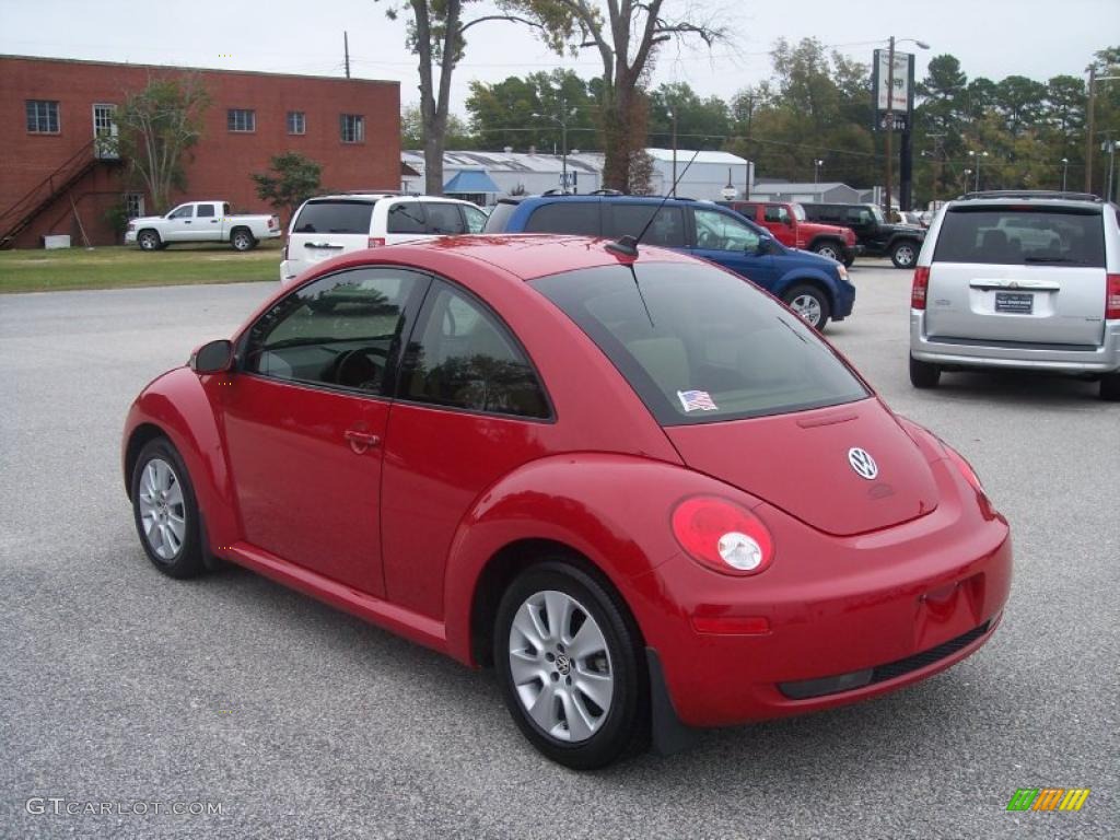 2009 New Beetle 2.5 Coupe - Salsa Red / Cream photo #5