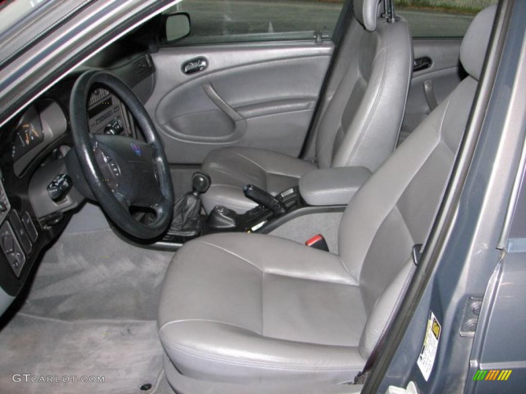 Granite Gray Interior 2005 Saab 9-5 Arc Sport Wagon Photo #39290915