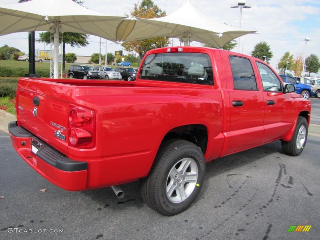 Flame Red 2011 Dodge Dakota Big Horn Crew Cab Exterior Photo #39291163