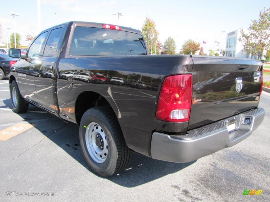 2011 Ram 1500 ST Quad Cab - Rugged Brown Pearl / Dark Slate Gray/Medium Graystone photo #2